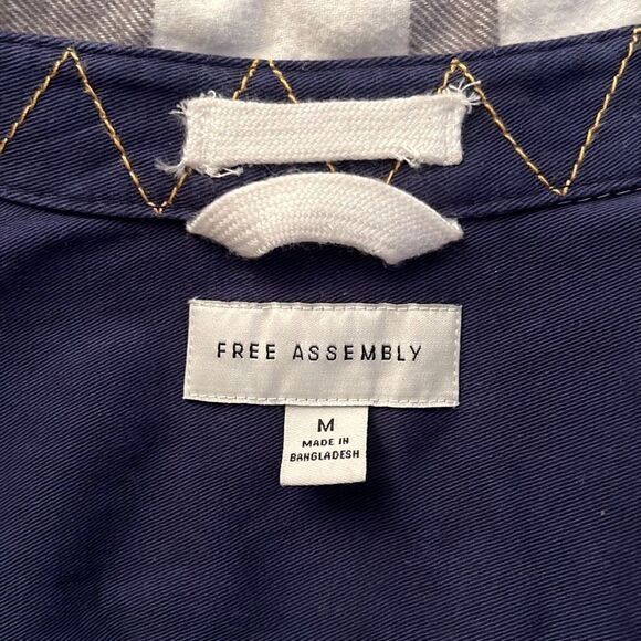 Free Assembly Men's Multicolor Long Sleeve Button-up Shirt - Picture 8 of 9